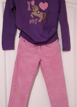 Штани chicco і реглан review на дівчинку 7-8 років