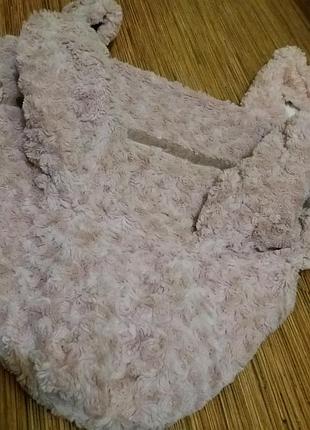 Шуба тедді з рукавичками 7