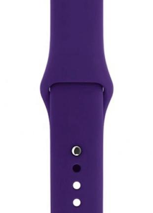 Силиконовый ремешок для умных часов smart watch 42/44 (фиолетовый)