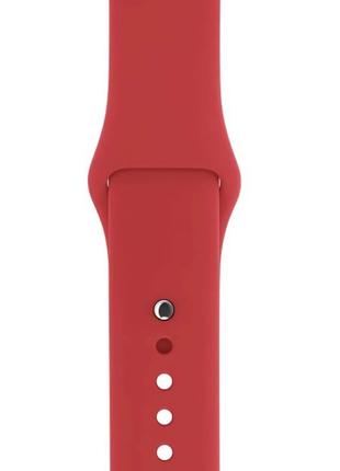 Силіконовий ремінець для розумних годинників smart watch 38/40 (червоний)