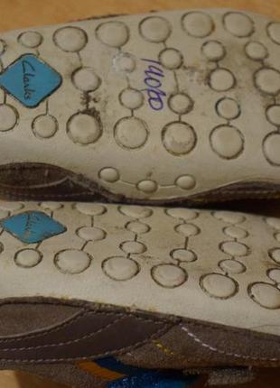 Шкіряні кросівки Clarks - пинетке 13,5 см устілка шкіряні кросівки пінетки натуральні3 фото