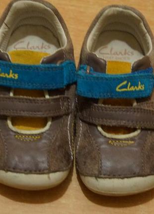 Шкіряні кросівки Clarks - пинетке 13,5 см устілка шкіряні кросівки пінетки натуральні6 фото