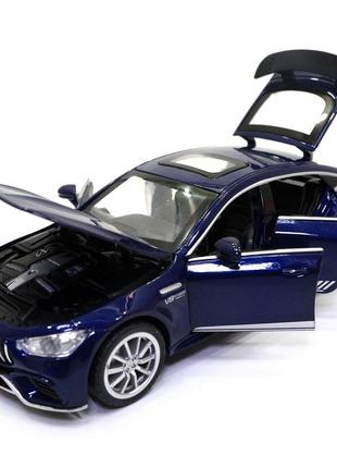 Іграшкова машинка металева mercedes-benz amg «автоексперт» мерседес синій звук світло 15*6*5 см (26902)6 фото