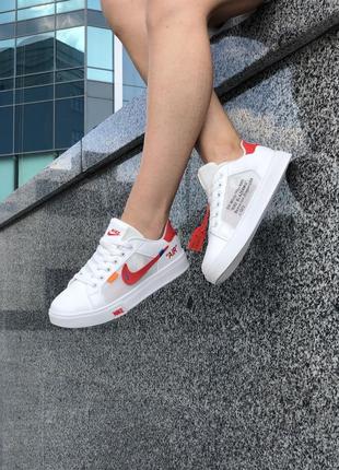 Кроссовки женские   nike blazer mid off-white