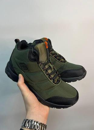 Кросівки високі columbia waterproof khaki (рр 41-46)