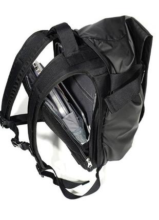 Чоловічий рюкзак mackar чорний7 фото