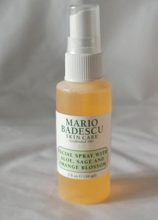 Mario badescu спрей для лица с алоэ, шалфеем , 59 мл1 фото