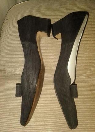 Современные, элегантные замшевые туфли peter kaiser 41 1/2 размер.(28 см)2 фото