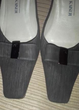 Современные, элегантные замшевые туфли peter kaiser 41 1/2 размер.(28 см)3 фото
