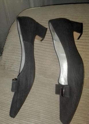 Современные, элегантные замшевые туфли peter kaiser 41 1/2 размер.(28 см)5 фото