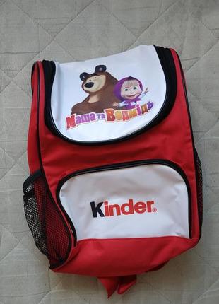 Рюкзак kinder маша і ведмідь