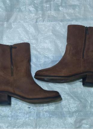 Кожаные,ботинки фирмы vera gomma.размер 39.сапоги, ботинки.2 фото