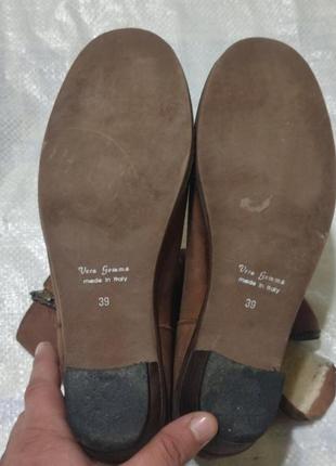 Кожаные,ботинки фирмы vera gomma.размер 39.сапоги, ботинки.5 фото