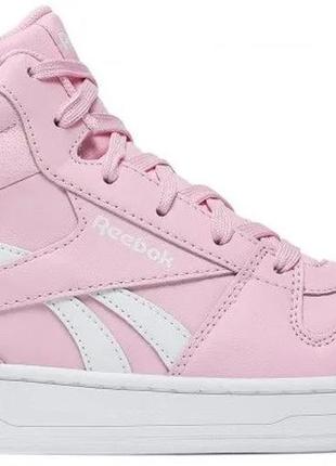 Кроссовки reebok royal prime mid 2 pink glow/cloud white р. 3/34/23см