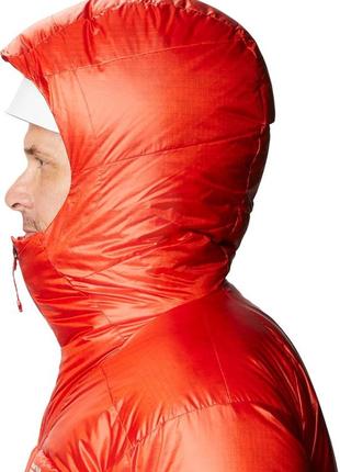 Пуховик mountain hardwear phantom parka (размер medium, цвет fiery red)5 фото