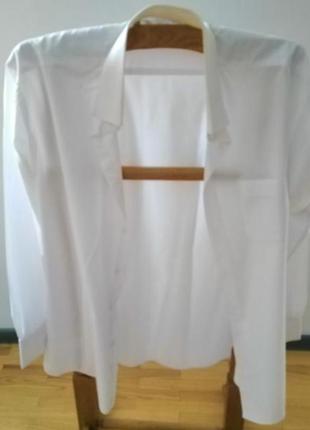 Набір чоловічих сорочок якісних бабовна білого кольору 43-44 або xxl р.3 фото