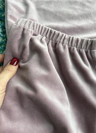 Новая качественная велюровая пижама пижамки шорты и майка4 фото