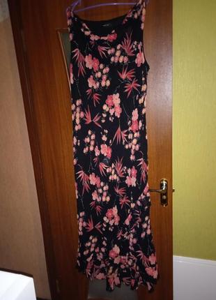 Плаття-сарафан в пол на підкладці