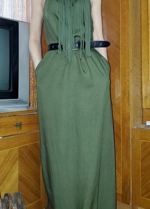 Платье с бахромой zara бахрома1 фото