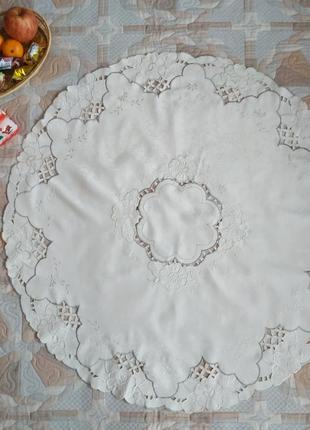 Скатертина кругла діаметр 86 см