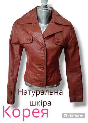 Шкіряна куртка. жакет жіночий з натуральної шкіри.