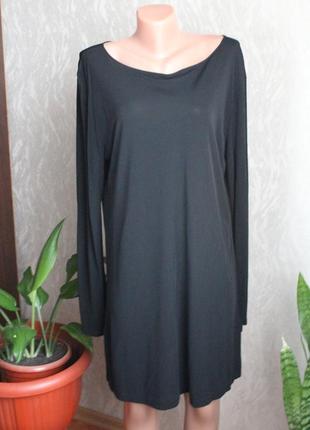 Черное платье оверсайз marc cain размер л 40