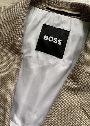 Boss h-janson new coll regular светлый пиджак6 фото