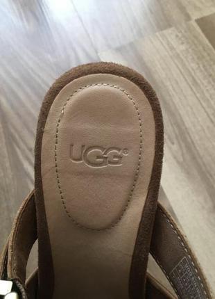 Кожаные сабо босоножки ugg8 фото