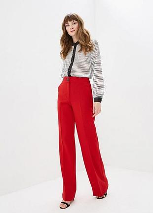 Кремова блуза в горошок -сорочка в горошок2 фото