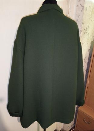 Italy, вовняний 95%-стрейч, піджак-жакет з кишенями,бохо,великого розміру,італия7 фото