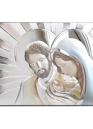 Срібна ікона свята родина (50 x 35 см) valentі 81259 7l col