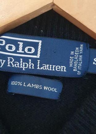 Полувер шерстяний polo by ralph lauren