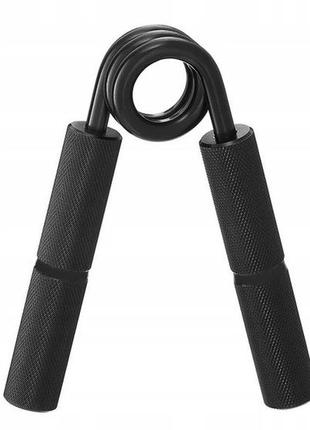 Кистьовий еспандер easyfit hand grip pro 136 кг чорний (300 lb)