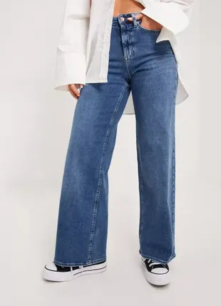Широкие новые джинсы высокая талия супер🔥4 фото