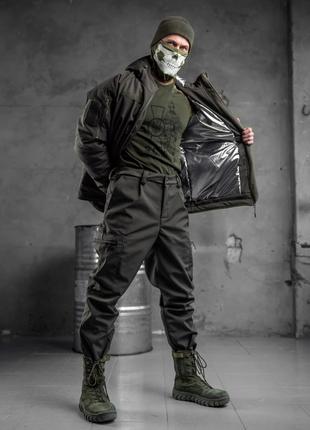 Зимовий тактичний костюм олива/зимний тактический костюм олива  omni-heat  wolfenstein1 фото