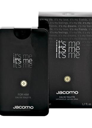 Jacomo it's me 50 ml - мужская туалетная вода франция