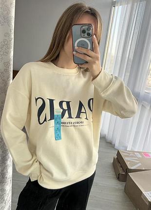 Свитшот на флисе primark/ отеченное худи