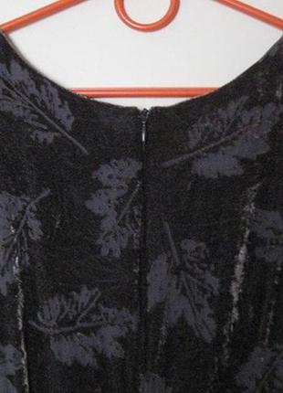 Вечернее платье шелковистый велюр с выбитым рисунком4 фото