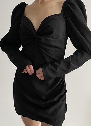 Сукня з пишними рукавами prettylittlething