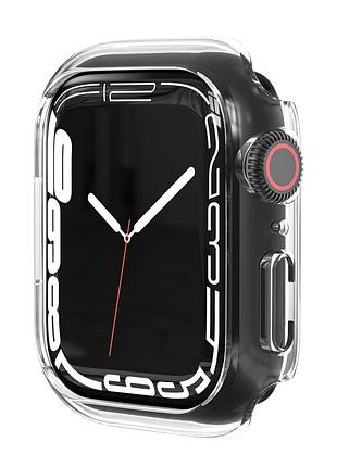 Защитный чехол бампер на apple watch 1/2/3 38mm прозрачный