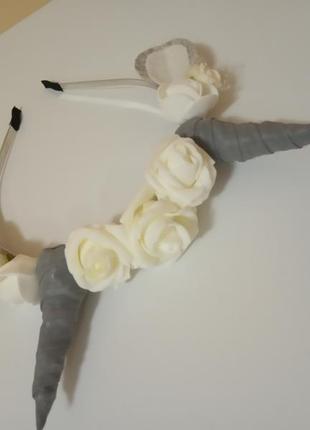 Ріжки кози на обручі обідок кізонька