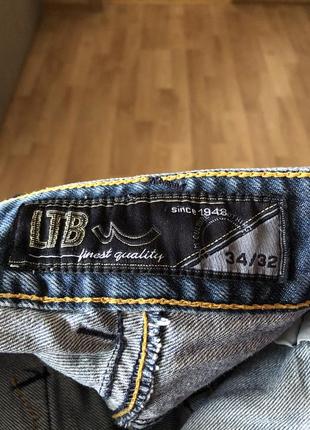 Классические джинсы, фирмы ltb в прекрасном состоянии.4 фото