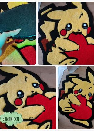 🇺🇦⚡ килим ручної роботи пікачу pikachu pokemon3 фото
