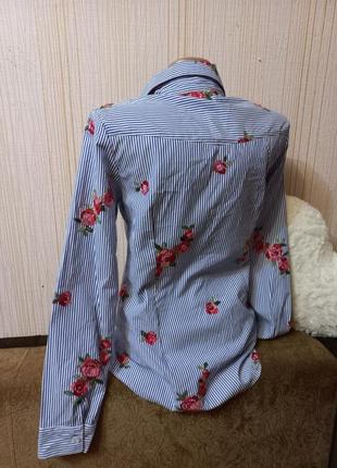 Шикарная блуза с яркой вышивкой раз.s6 фото
