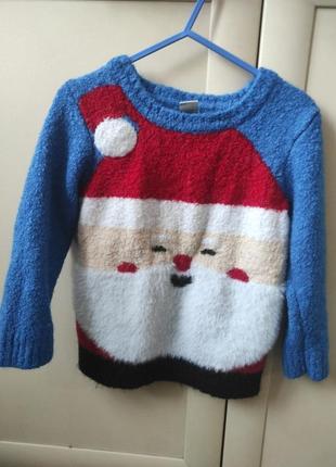 Светр новорічний свитер новогодний реглан кофта.