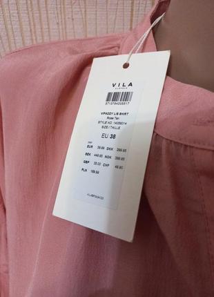 Новая блуза сорочка батал оверсайз свободная рубашка розовая пудровая7 фото