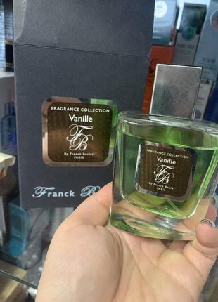 Franck boclet vanille tester 100 ml