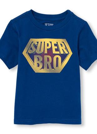 Футболка super bro, розміри: 12-18 міс, 18-24 міс, 2 р