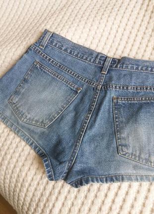 Базові джинсові шорти мом висока посадка5 фото