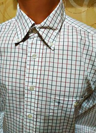 Высокого немецкого качества хлопковая рубашка non iron бренда из нитеньки eterna.3 фото